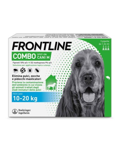 Antiparassitario per cani 10-20kg - Frontline Combo