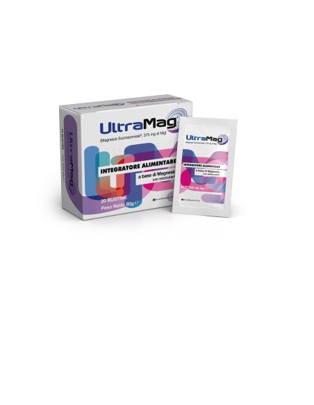 Magnesio UltraMag - Integratore 20 Bustine