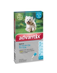 Advantix Spot-On 4-10 Kg Cani - Protezione antiparassiti