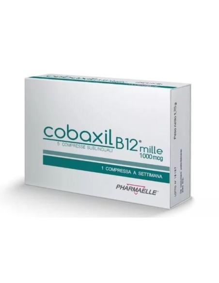 Cobaxil B12 1000mcg Integratore 5 Compresse Sublinguali
