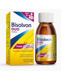 Bisolvon Duo Emolliente Sciroppo Tosse e Gola 100 ml