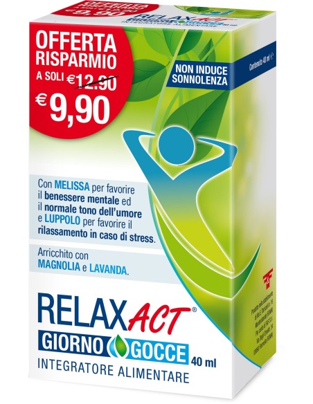 Relax Act Giorno Gocce Integratore - Benessere Giorno