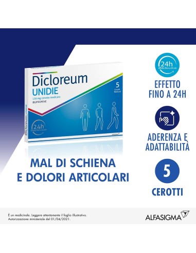 Cerotti Dicloreum Unidie 136mg