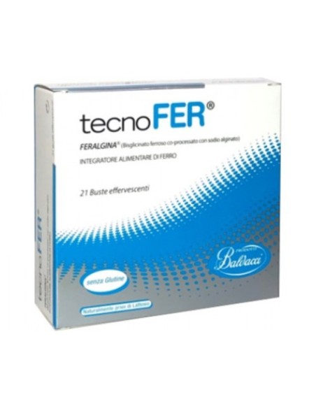 Integratore Ferro Effervescente 21 Bustine - Tecnofer