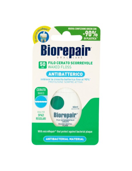 Filo interdentale cerato: Biorepair 50 m