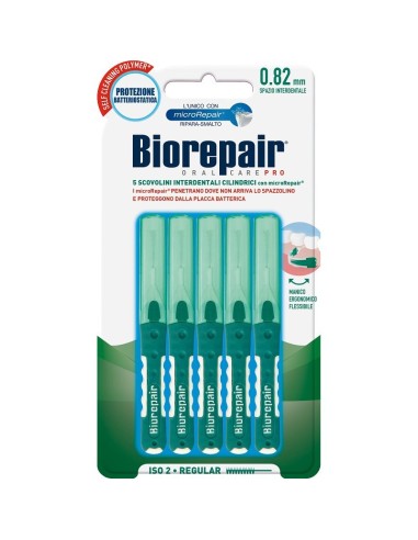 Scovolini Regular Cilindrici Antibatterico 0,82mm - 5 pezzi