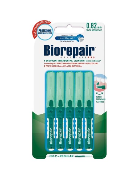 Scovolini Regular Cilindrici Antibatterico 0,82mm - 5 pezzi