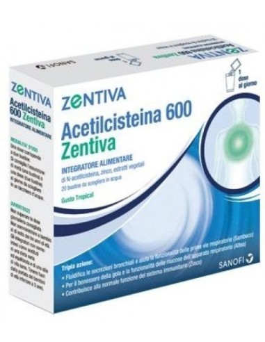 Acetilcisteina 600 | Benessere Vie Respiratorie