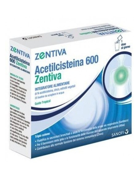 Acetilcisteina 600 | Benessere Vie Respiratorie