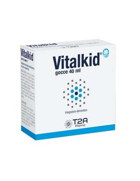 Multivitaminico Gocce Vitalkid Integratore 40 ml