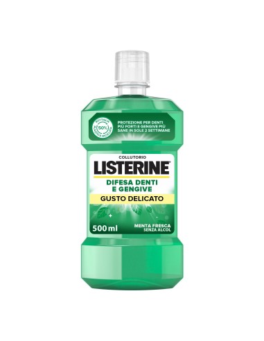 Collutorio Listerine Difesa Denti e Gengive Gusto Delicato