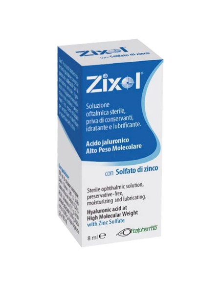 Zixol Gocce Oculari: sollievo occhi secchi