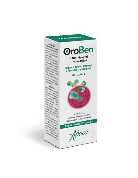 Gel orale per afta e gengiviti - Aboca Oroben