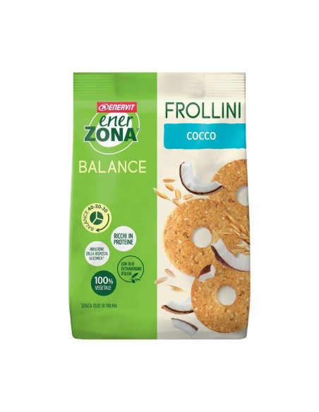 Enerzona Frollini 40-30-30 Cocco - snack proteico