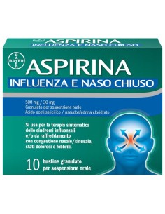 Aspirina Influenza e Naso chiuso - Antidolorifico