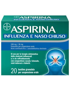 Aspirina Influenza Antidolorifico Decongestionante