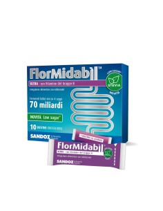 Fermenti lattici vivi Ultra con Stevia - Bustine