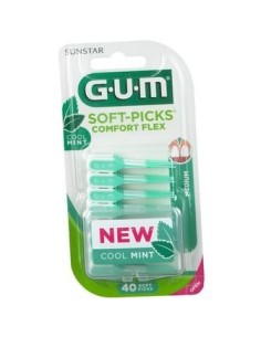 Gum Soft Pick Mint Scovolino 40Pezzi