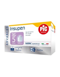 Aghi Penna Insulina 31G 5mm 100 pezzi