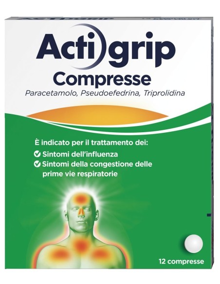 Actigrip Compresse Raffreddore Cefalea