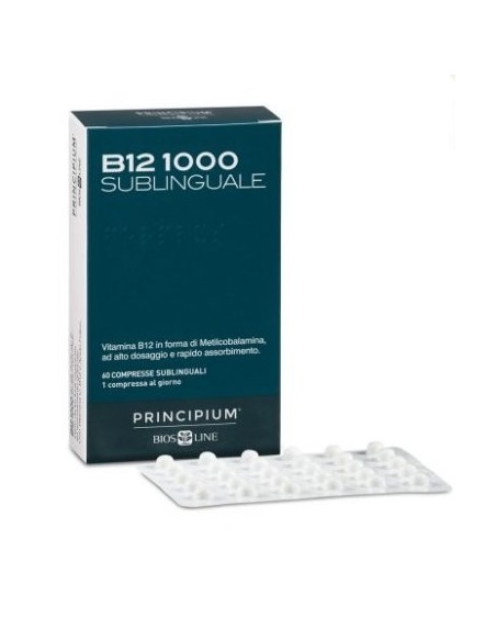 Vitamina B12 Sublinguale 1000 mcg per energia