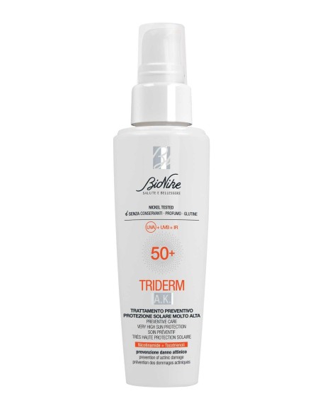Trattamento SPF50+ preventiva per la pelle