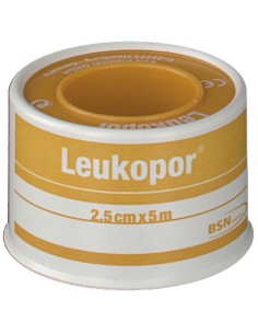 Leukopor Cerotto su Rocchetto 5x2,5 cm