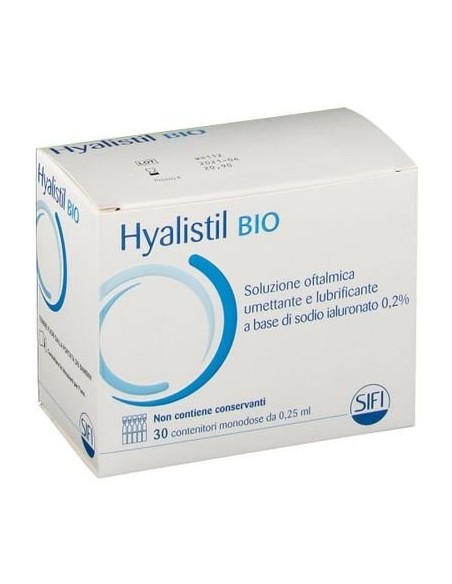 Lubrificante oculare con sodio ialuronato 0,2%