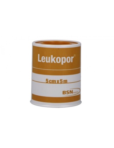 Leukopor Cerotto su Rocchetto 5x5 cm