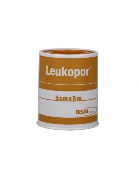 Leukopor Cerotto su Rocchetto 5x5 cm