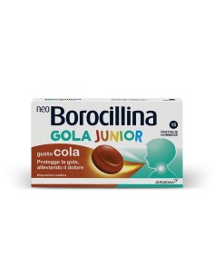 Neoborocillina Gola Junior: mal di gola Cola 15