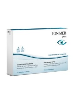 Salviettine Oftalmiche Tonimer Eyes 16 pezzi