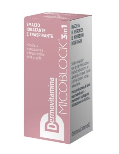 Dermovitamina Micoblock 3in1 Smalto Idratante Nude 5 ml