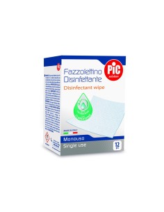 Fazzolettini Disinfettanti 12 Pezzi