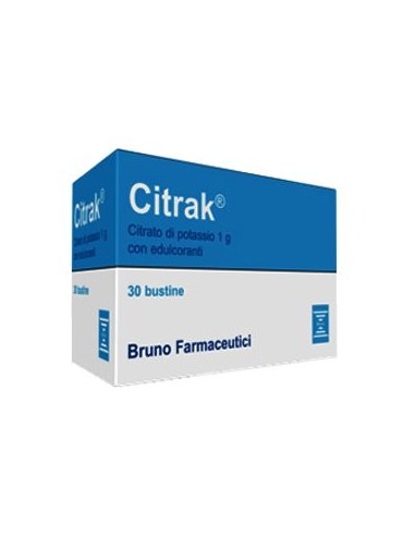Integratore di potassio Citrak 30 Bustine