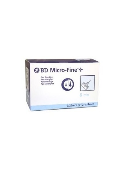 Aghi Insulina 31G 8mm BD Micro-Fine