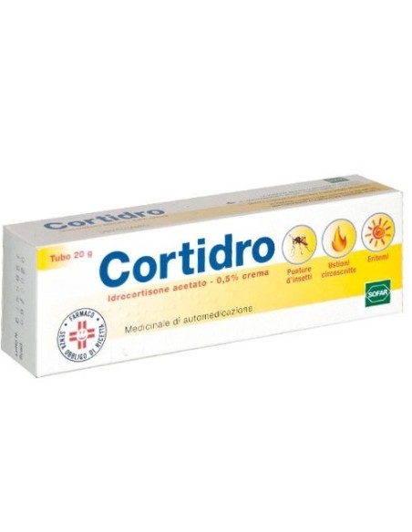 Crema idrocortisone 0,5% per irritazioni cutanee