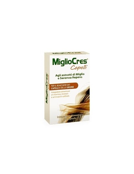 Migliocres Capelli Integratore 60 Capsule