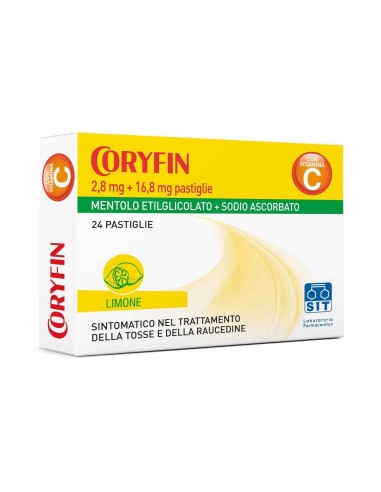 Coryfin C Limone Tosse 24 Caramelle