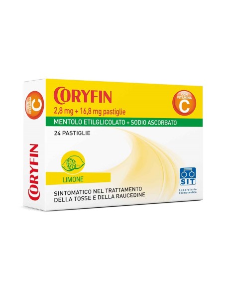 Coryfin C Limone Tosse 24 Caramelle