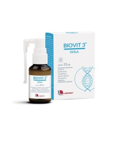 Biovit 3 Gola Spray - Integratore Pediatrico 15 ml