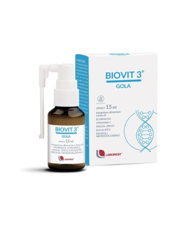 Biovit 3 Gola Spray - Integratore Pediatrico 15 ml