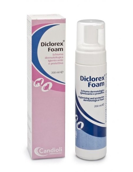 Diclorex Foam Schiuma Dermatologica - Igiene Animali